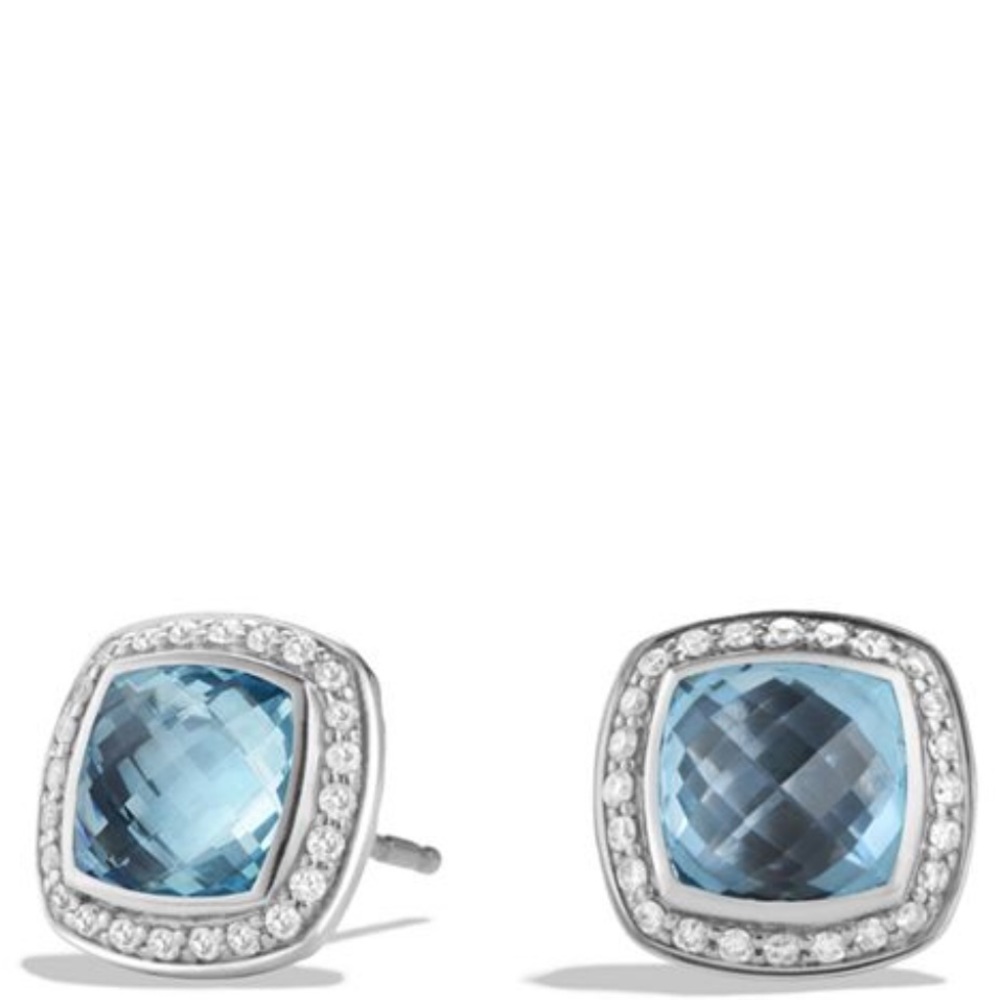 COPY - David Yurman Albion Blue Topaz Stud Earrings